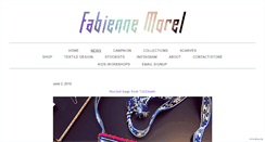 Desktop Screenshot of fabiennemorel.com