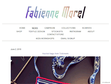 Tablet Screenshot of fabiennemorel.com